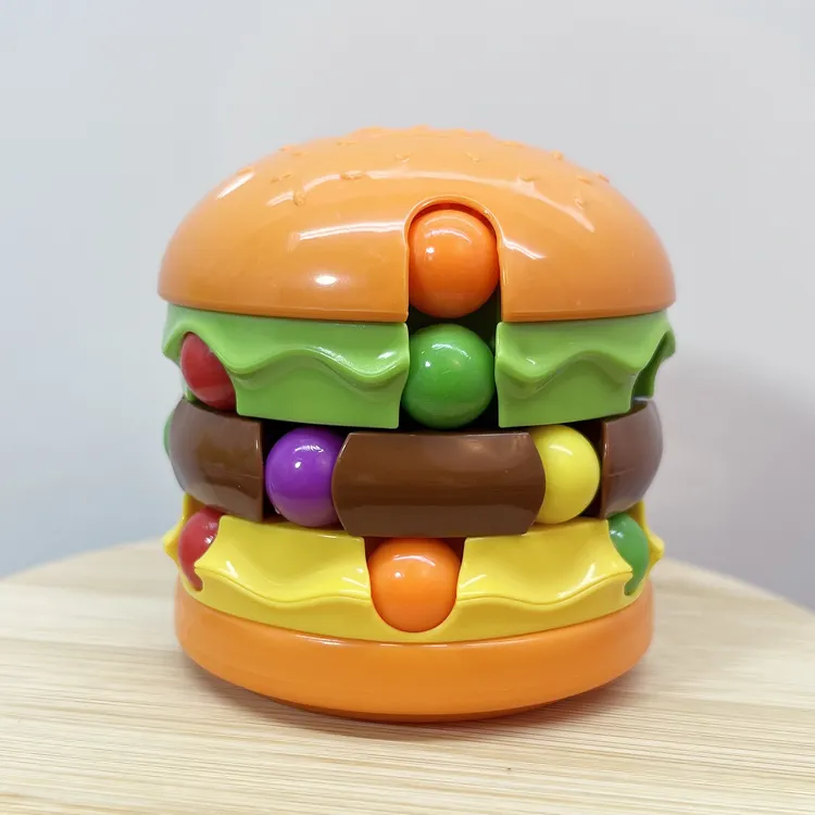 【汉堡薯条】陀螺魔益智创意创意彩色趣味好玩挑战解压孩子锻炼玩具