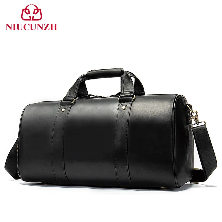 高档男士旅行包大容量健身包户外单肩手提包旅行袋潮休闲时尚复古
