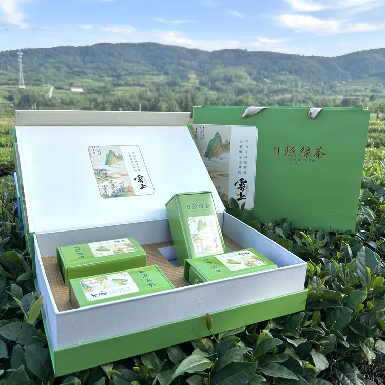 【绿茶礼盒两盒】日照绿茶板栗香豆香浓郁黄绿汤手工提香