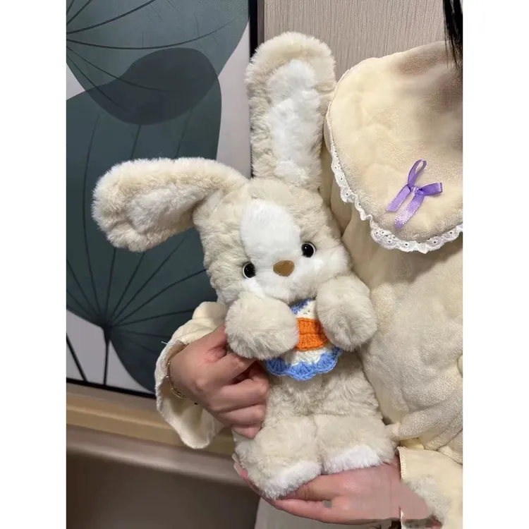 晚安兔子毛绒玩偶公仔可爱睡觉抱枕床上陪睡公仔娃娃生日礼物女孩