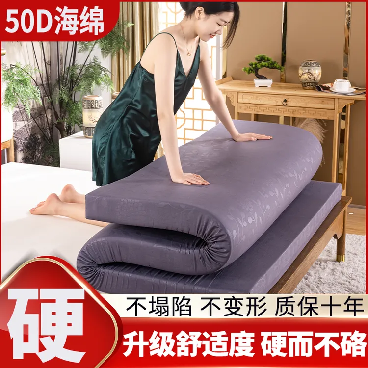 高密度50加硬海绵床垫单双人学生床垫家用飘窗榻榻米高回弹海绵垫