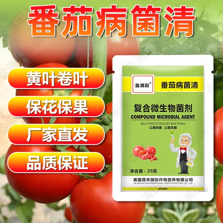 盈满田番茄病菌清西红柿专用早晚疫炭疽白粉病溃疡黄叶枯萎