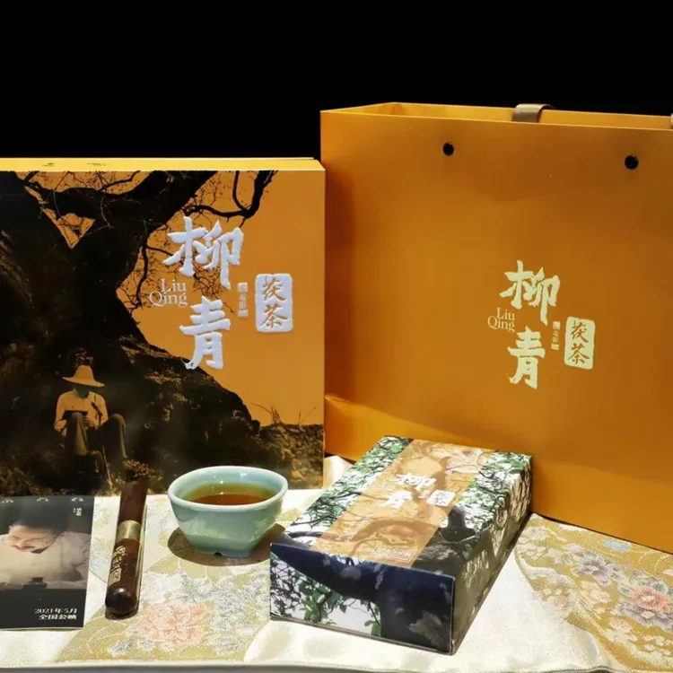 泾河泾河电影《柳青》限量珍藏版茯茶  500g  