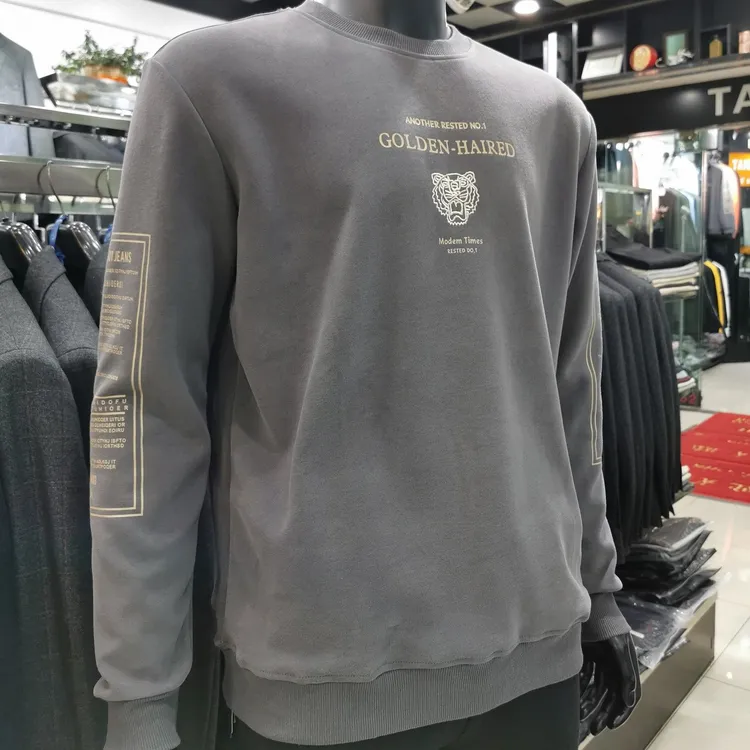 秋季卫衣浮织工艺 舒适休闲
