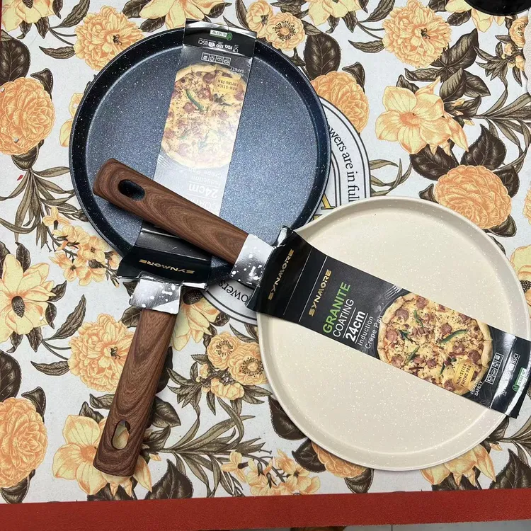 【简爱好物推荐】新疆包邮乌鲁木齐发货24CM麦饭石平底锅不粘锅