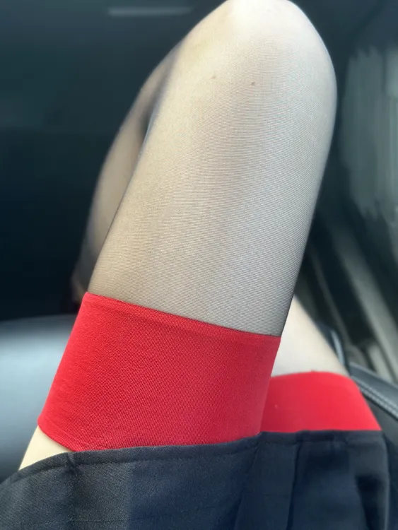 花木妍H155欧美复古宽罗口512针0d超薄长筒丝袜腿袜性感脚尖透明