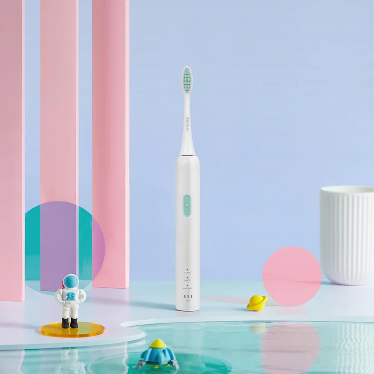 HYUNDAI韩国 X600 电动牙刷 进口刷毛 美白护龈 感应充电全身防水