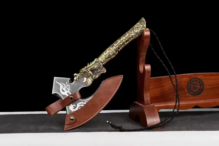 龙泉手工家用厨房隆艳户外野营多功能厨刀用具