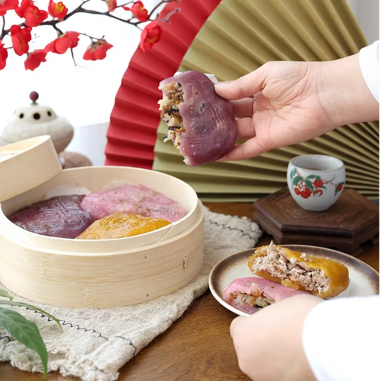 韵乡巷混搭口味桃粿潮汕红桃粿南瓜粿芋泥粿豆沙粿潮汕传统小吃