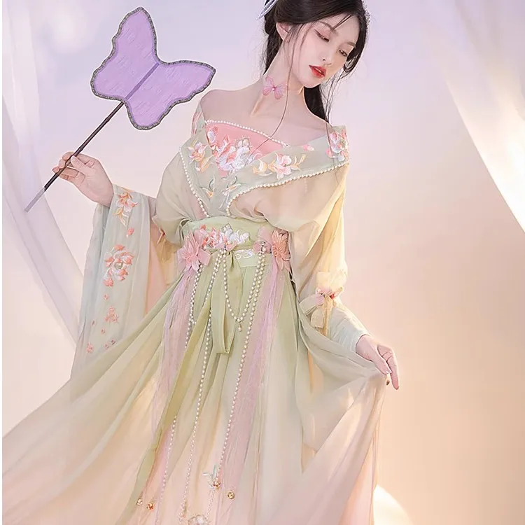 凤台曲原创汉服十二花神系【莲生万物】魏晋南北朝晋制汉服女正品