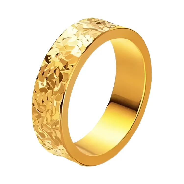 合金戒指 精工版爆闪碎冰冰戒指宽版