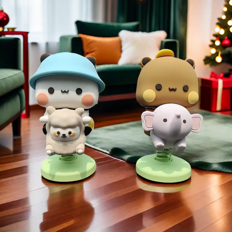 正版一二布布手办车载装饰潮玩偶可爱男生日礼物桌面摆件个性学生