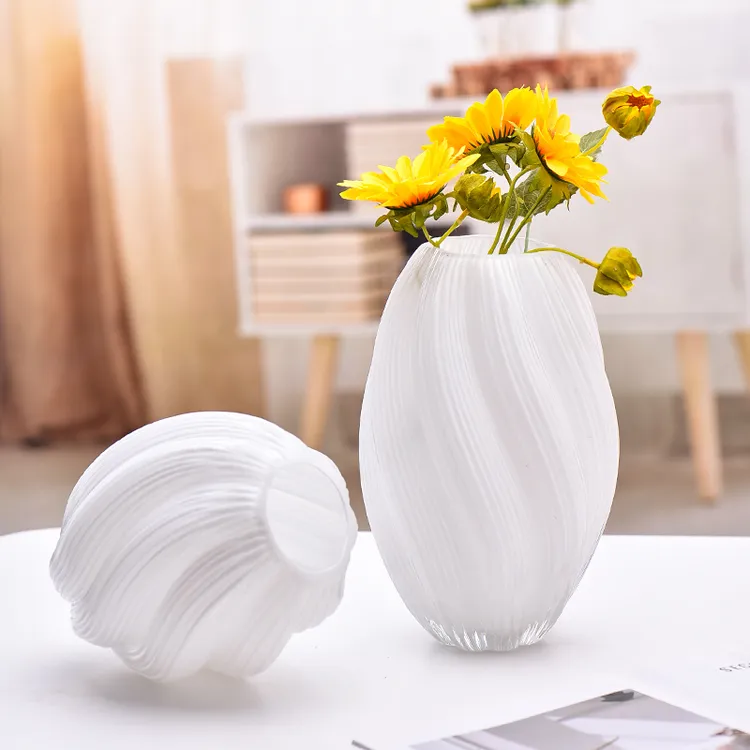 【法兰晶】麦芽糖花瓶/粉色/白色/夜光/三色/小大两个夜光花瓶