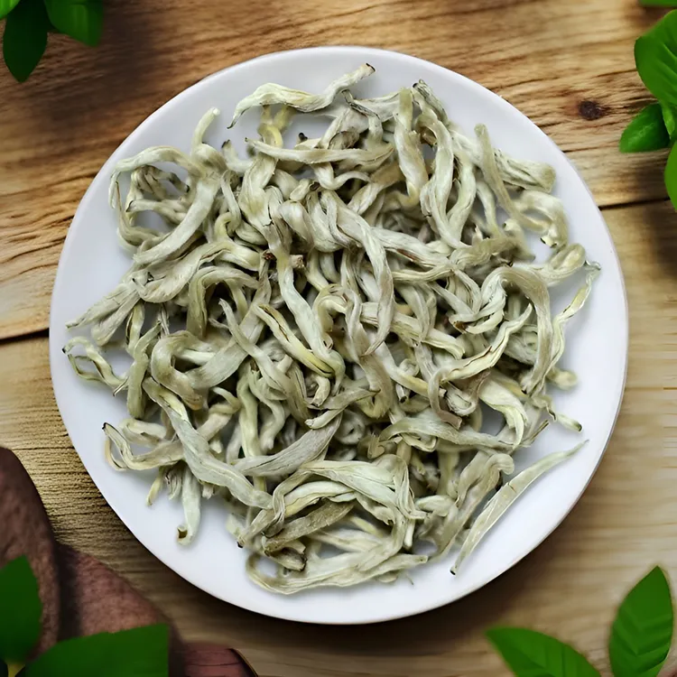国色天香白玉兔雪龙茉莉花茶花香浓香传统手工茶
