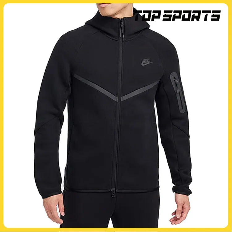 NIKE耐克男子AS M NK TCH FLC FZ WR HOODIE针织外套HV0950-010