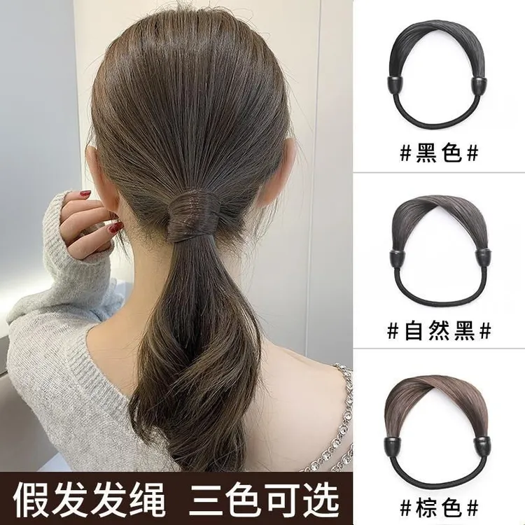 百搭潮流头绳假发皮筋时尚成人发圈发绳耐用气质高弹力马尾头发饰
