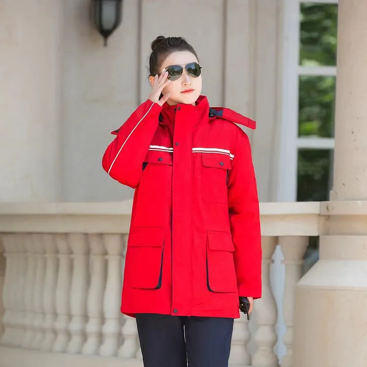 冬季带防静电男女棉服加厚保暖工装劳保工作服内胆可拆卸防寒棉袄