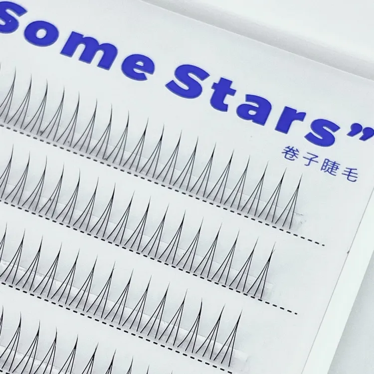 2盒卷子睫毛somestars假睫毛仙子睫毛大容量自然卷翘手工柔软单簇