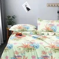 原棉粗布缤纷花语48*74棉布枕套加厚缎条提花亲肤四季可用亲肤