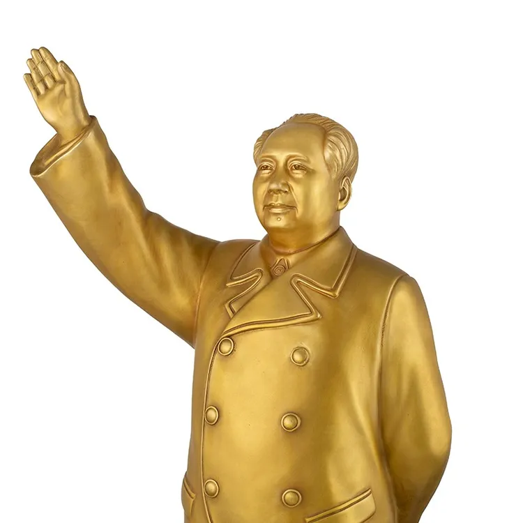 韶念毛主席铜像摆件雕塑全身纯铜像毛爷爷挥手黄铜站像家居乔迁