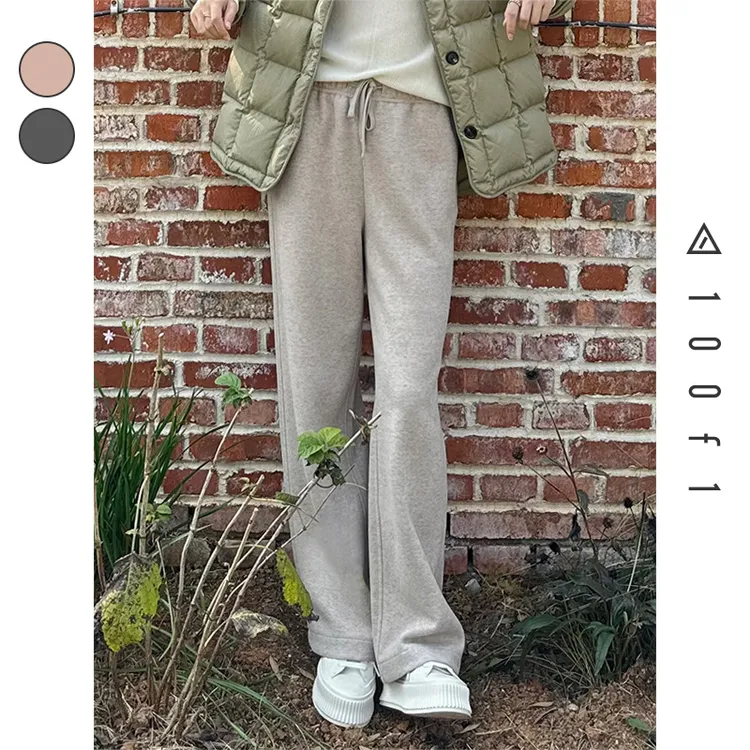 神裤！两色毛呢休闲裤，厚实保暖 高腰直筒裤型遮肉显瘦百搭F9728