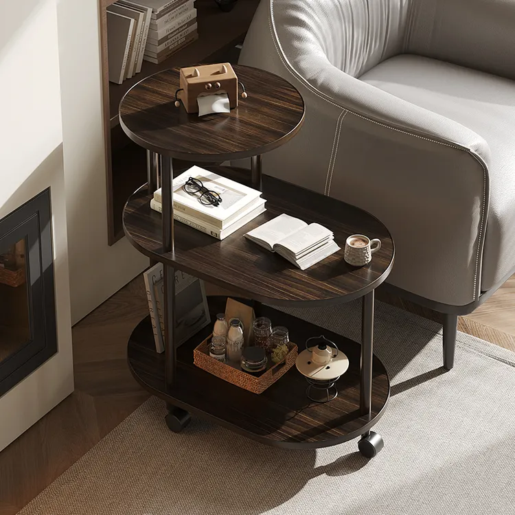客厅边几实木可移动沙发边柜茶几小户型窄桌子家用卧室衣帽置物架