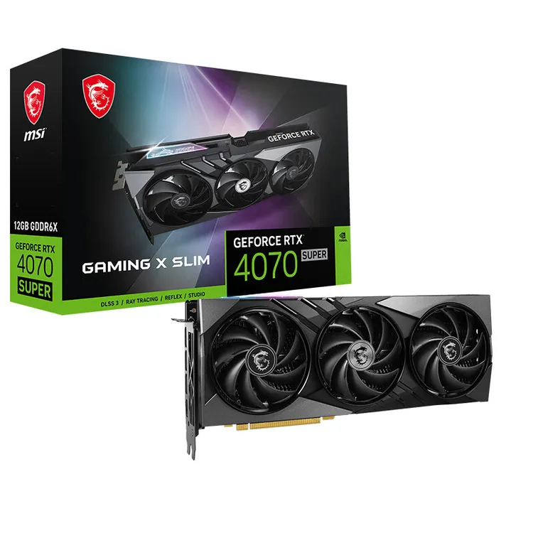 MSI/微星RTX 4070SUPER 12G GAMING X SLIM 魔龙电竞吃鸡游戏显卡