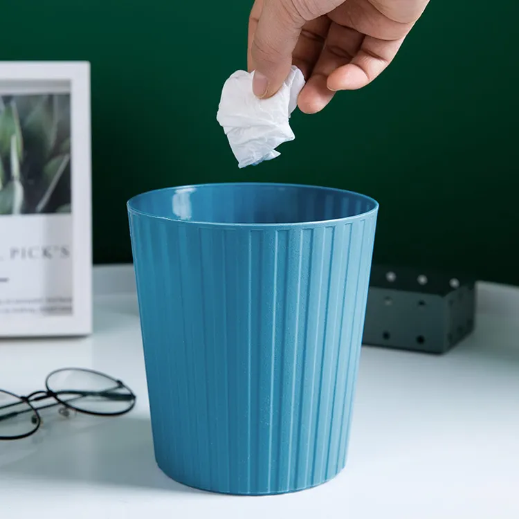 居家家无盖桌面垃圾桶废纸篓家用床头收纳桶小号办公室分类垃圾筒