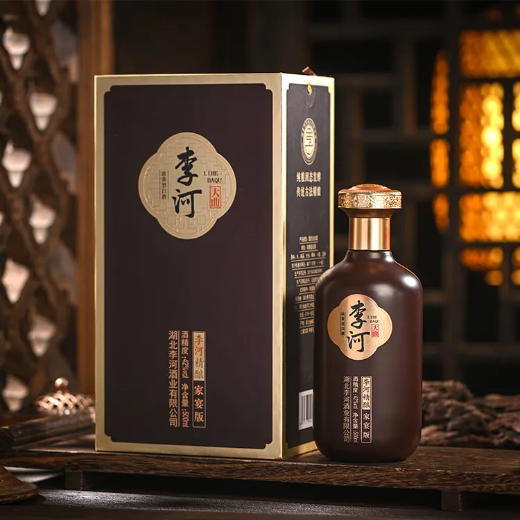 李河大曲浓香型白酒 纯粮酒 口粮酒 五粮酿造 精美包装42度500ml