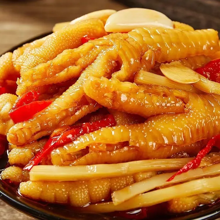 新鲜无骨榴莲凤爪柠檬酸辣鸡爪红油麻辣鸡爪泡椒藤椒蒜香鸡爪即食