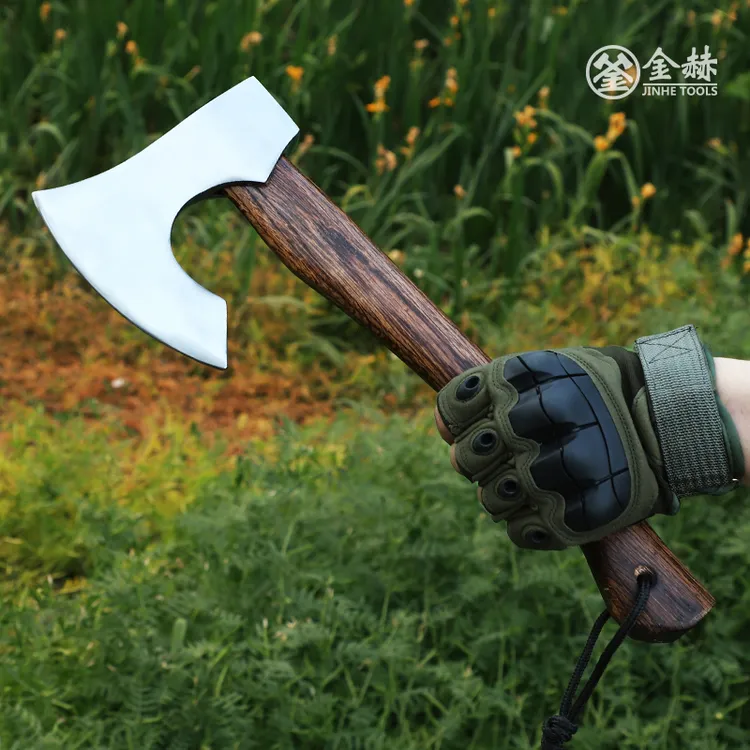 尼曼斧斧头户外露营手斧战斧劈柴砍骨手工锻造斧多功能防身多用斧商品图