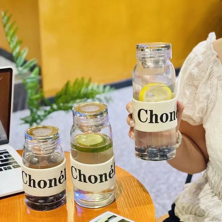 【冬季暖手杯】高硼硅玻璃杯水晶盖玻璃泡茶杯单层加厚透明杯大肚杯