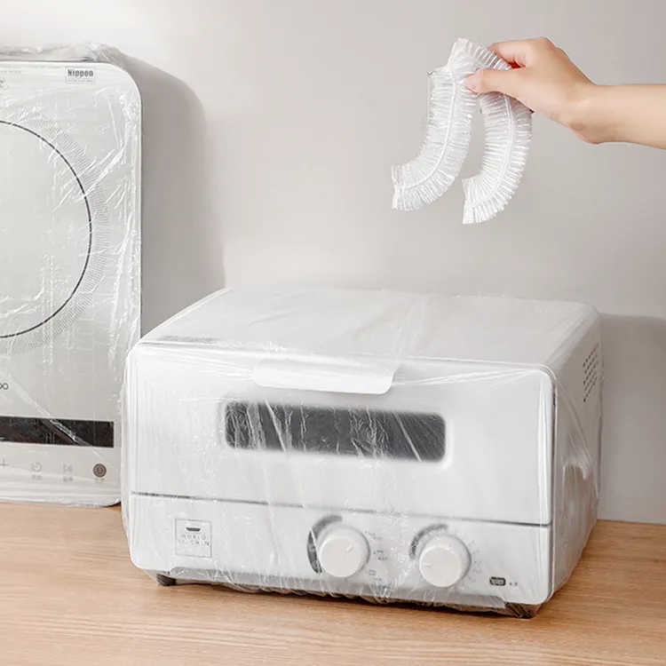 可重复使用防尘罩家用电器电饭煲锅加厚厨房烤箱微波炉防蟑螂膜套