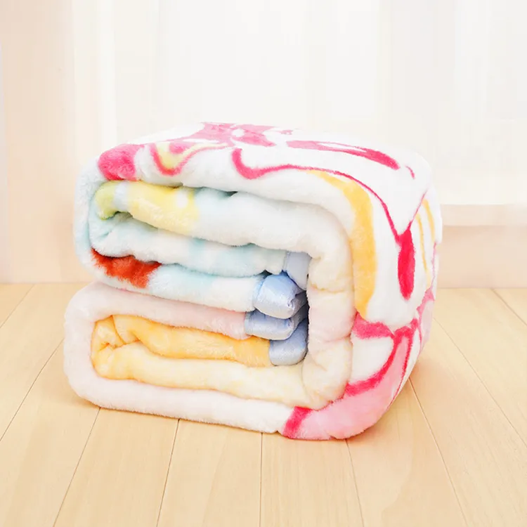 儿童毛毯幼儿园学生初生儿盖毯加厚云毯婴儿毯子秋冬午睡被子礼盒