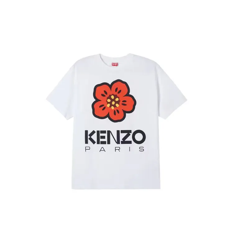 全新未使用 KENZO/肯佐 SS23春夏新品花朵Logo男式短袖圆领T恤