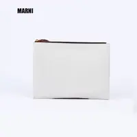 全新未使用 MARNI 玛尼 流行时尚百搭经典女士手拿包 女款 白色