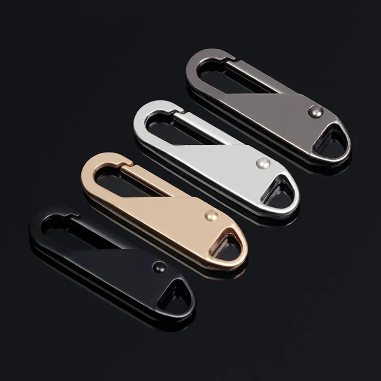 可拆卸拉链头替换配件把手衣服背包拉锁头万能拉头包包小孔拉链扣