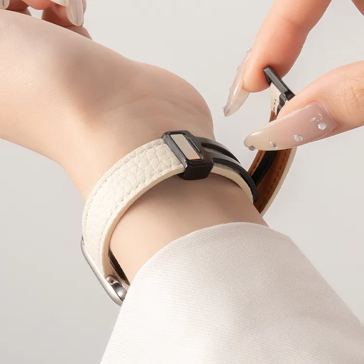 适用iwatch9苹果配件S10手表applewatch8/SE磁吸苹果手表带