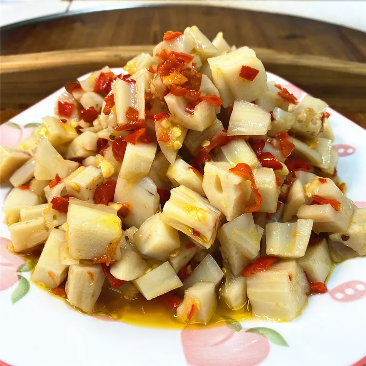 香辣藕丁脆嫩爽口微辣不酸开盖即食508g/瓶开胃菜下饭菜安庆特产