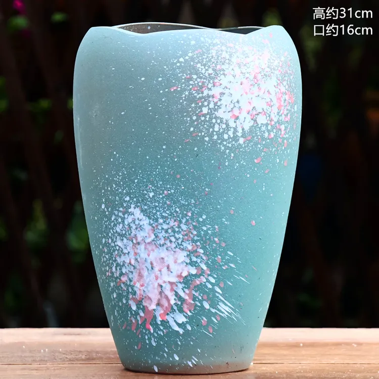 陶瓷大口径多肉花盆大号手工三角梅专用悬崖老桩家用高盆