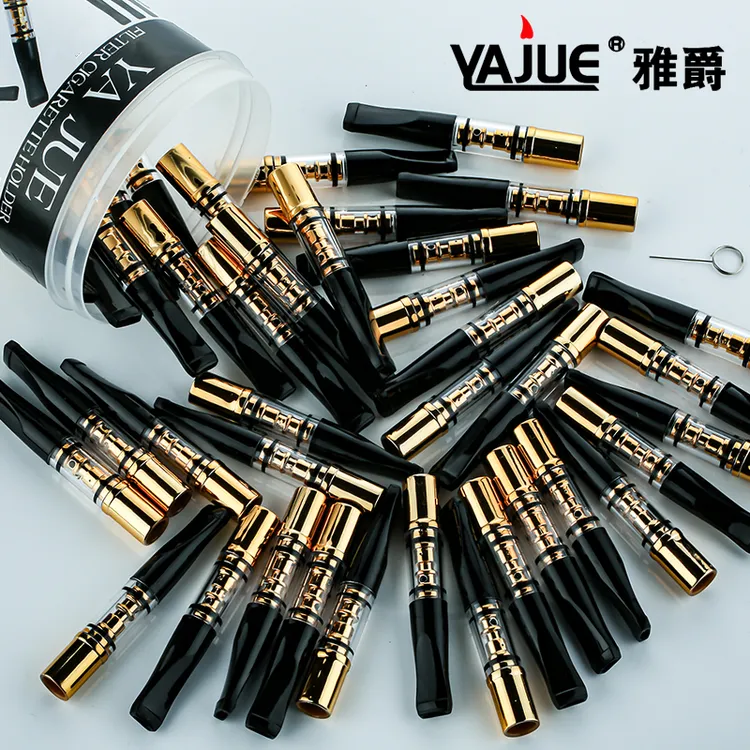 粗中细三用罐装塑料烟嘴不支持6.5循环使用烟嘴过滤焦油男过滤嘴