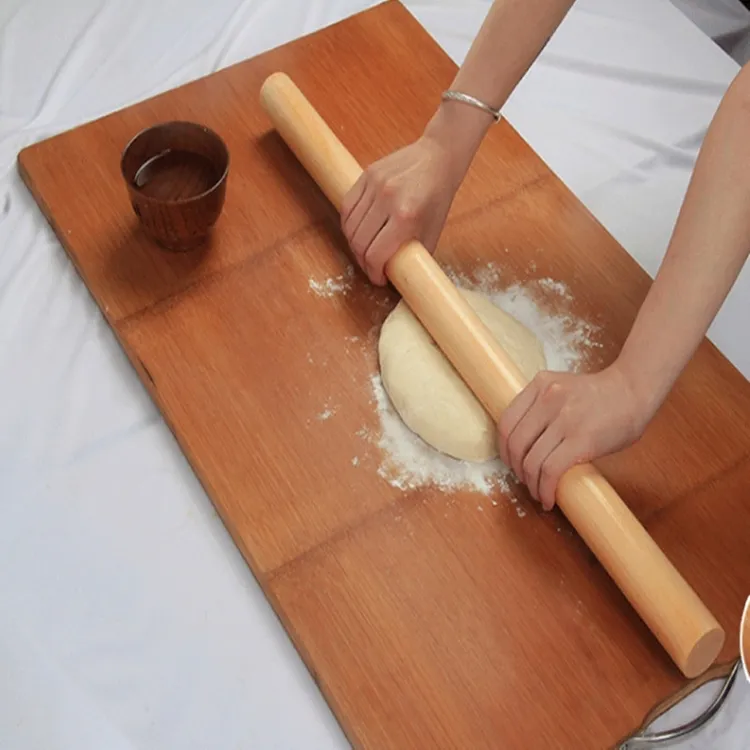 实木擀面杖大号小号饺子皮家用杆赶面棍擀面棒面条烘焙工具擀面棒