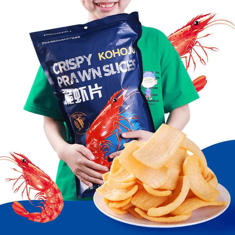  KOHOJO鲜虾片小零食网红爆款休闲食品178克/袋
