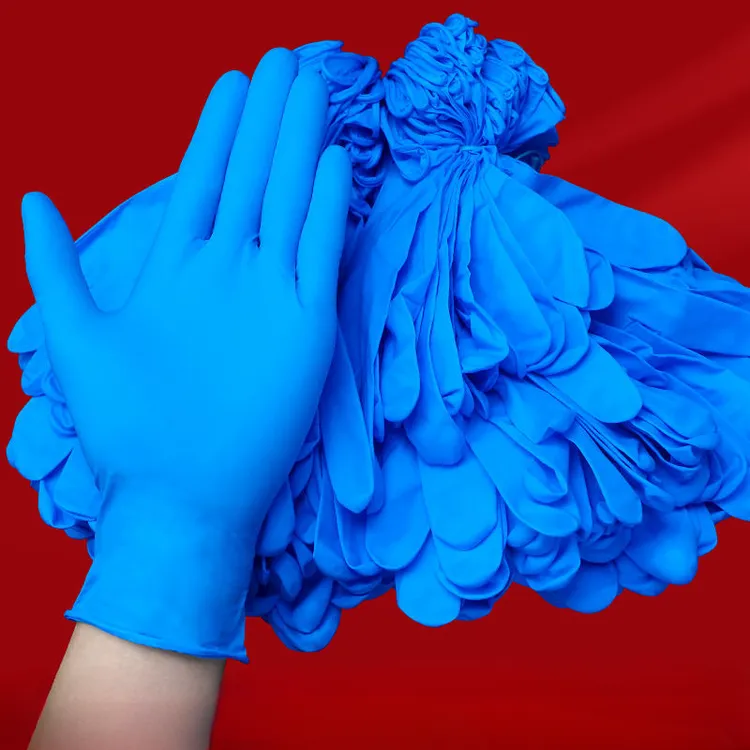 一次性手套丁腈手套干家务用的食品级防水防油厨房高弹耐用耐油款