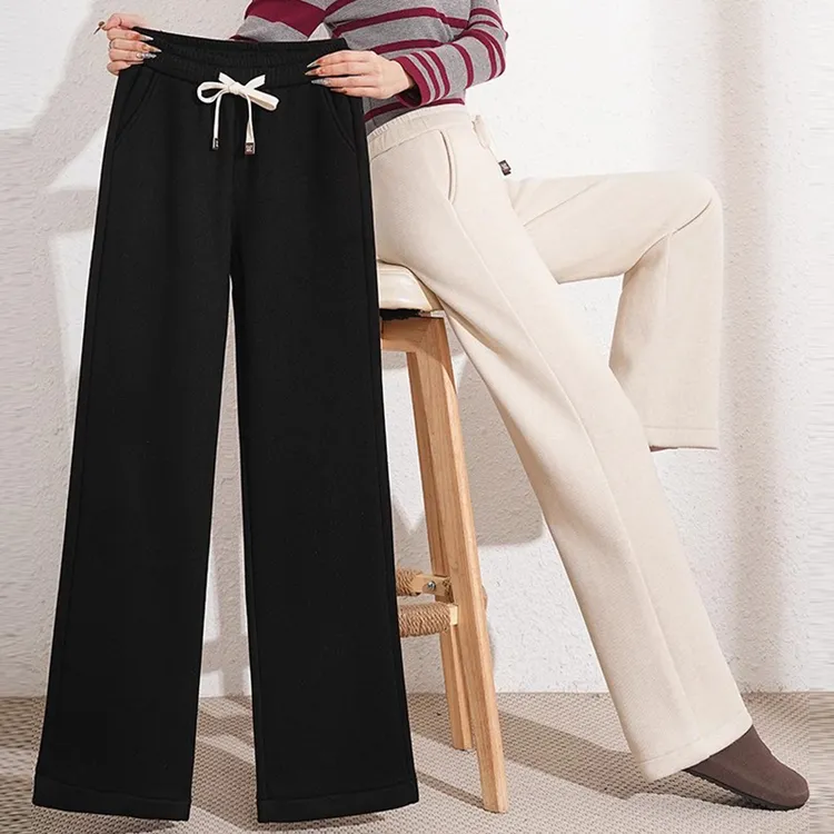 2024年新款女装广州十三行爆款裤子2024秋冬季新款宽松今年流行休