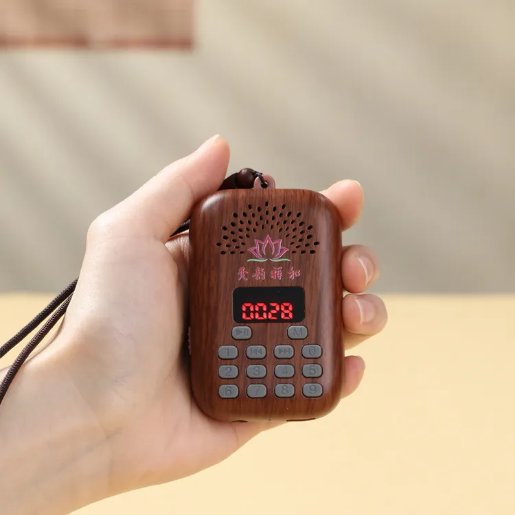 【慧海专属】蓝牙插卡播放器高清数字按键音响音乐机 内置600首歌曲