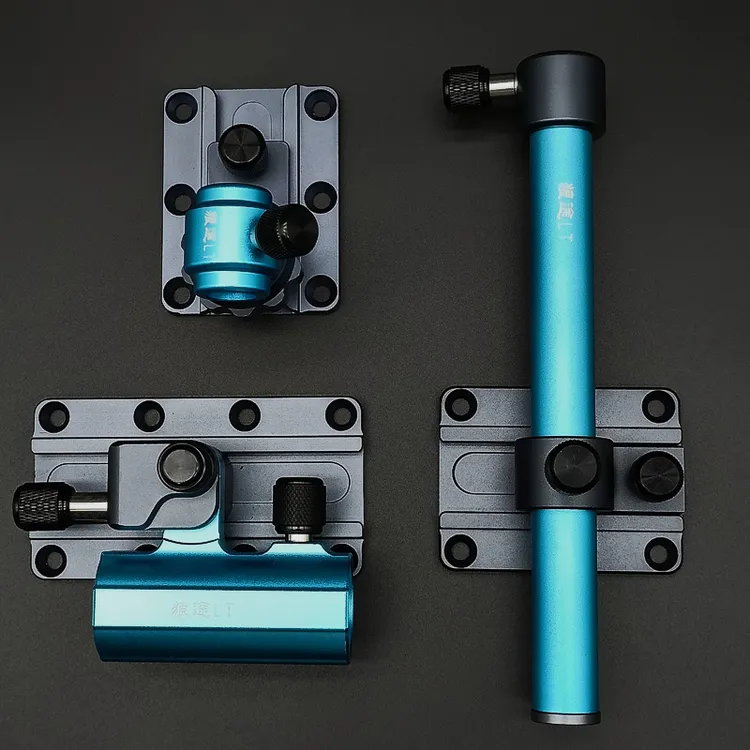 狼途钓箱新款配件四件套铝合金炮台支架防丢螺丝鱼护支架独立通用