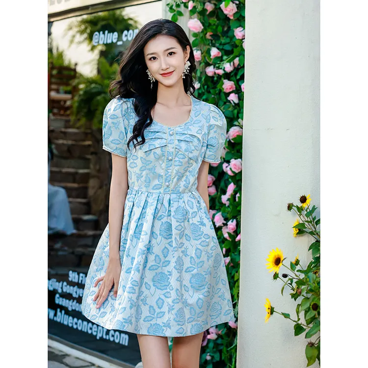 【品牌福利】EVA OUXIU/伊华欧秀连衣裙42KAQ4849