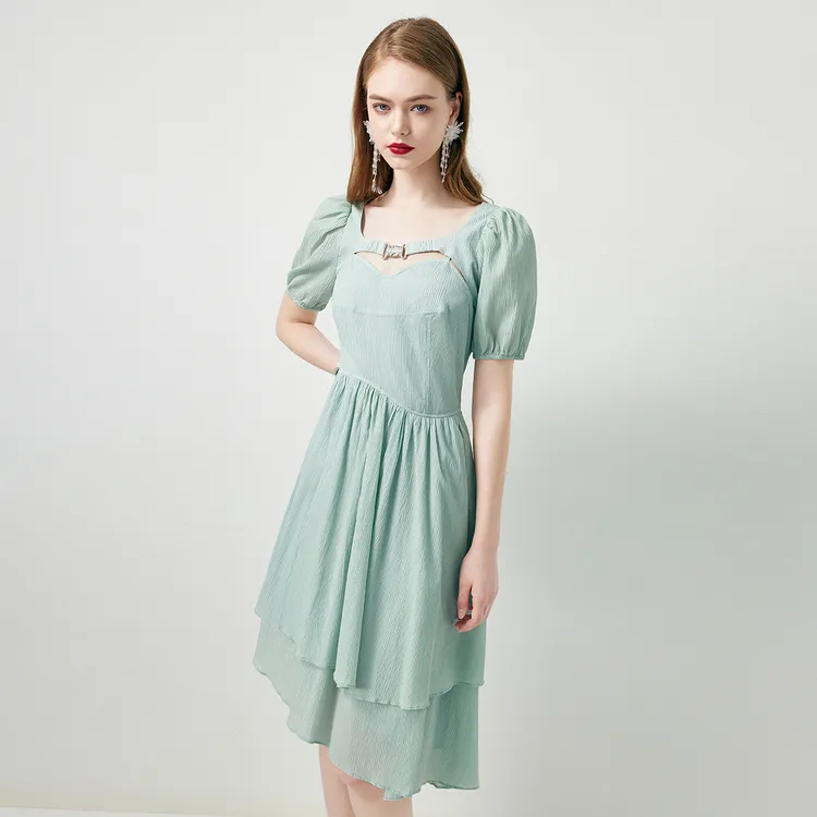 【品牌福利】EVA OUXIU/伊华欧秀连衣裙 420AQ1393