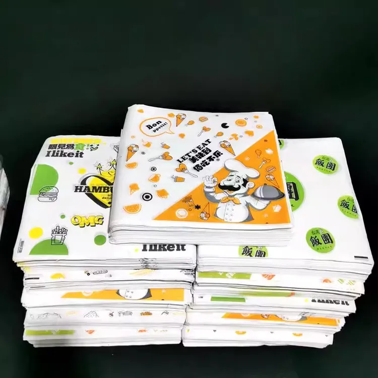 一次性饭团包装纸家用加厚纯手工摆摊打外卖多样隔油包饭商用款式